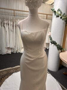 Rebecca Ingram Chandra wedding dress bodice with wide straps